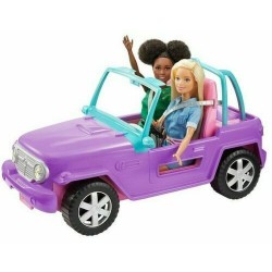 Barbie Off-Road Purple Jeep Vehicle Rolling Wheels With Seat Belts Car Toys Gift