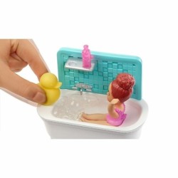 Barbie Skipper Babysitters Inc. Doll and Bath Playset Toddler Girl Toys Play