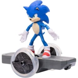 Sonic the Hedgehog 2 Speed Remote Control RC Vehicle Lights up Wheels 360 Spin