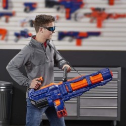 NERF Elite Titan CS 50 Blaster Motorised With 50 Official Darts Ages 8+ Toy Gun