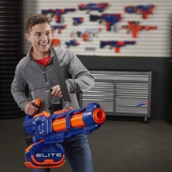 NERF Elite Titan CS 50 Blaster Motorised With 50 Official Darts Ages 8+ Toy Gun