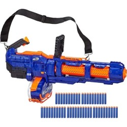 NERF Elite Titan CS 50 Blaster Motorised With 50 Official Darts Ages 8+ Toy Gun