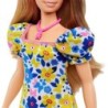 Barbie Fashionistas Doll 208 with Down Syndrome Wearing Floral Dress NDSS