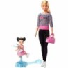 Barbie Careers Ice-Skating Coach Doll and Playset Spinning Girl Gift Toy Play