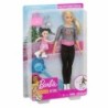 Barbie Careers Ice-Skating Coach Doll and Playset Spinning Girl Gift Toy Play