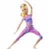 Barbie Made to Move Blonde Doll Yoga Fitness Posable Athleisure-wear Toys Gift