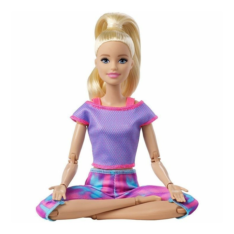 BARBIE MADE TO Move Blonde Doll Yoga Fitness Posable Athleisure-wear Toys  Gift $49.99 - PicClick AU