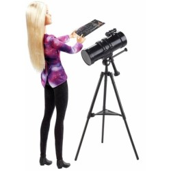 Barbie National Geographic Astrophysicist Doll & Telescope Star Map, Space NIP