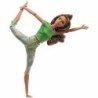 Barbie Made to Move Brunette Doll Yoga Fitness Posable Athleisure-wear Toys Gift