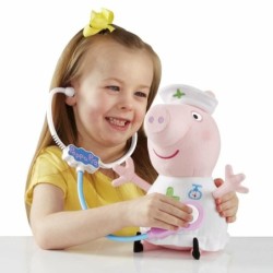 Peppa Pig Talking Nurse Peppa Plush Doll Pretend Play Christmas Birthday Gift