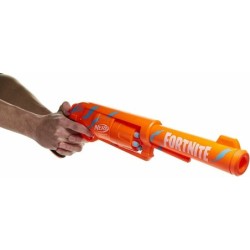 Nerf Fortnite 6-SH Dart Blaster Camo Pulse Wrap Revolver Hammer 8+ Toy Gun Fire