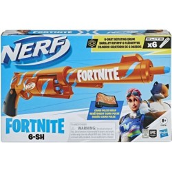 Nerf Fortnite 6-SH Dart Blaster Camo Pulse Wrap Revolver Hammer 8+ Toy Gun Fire