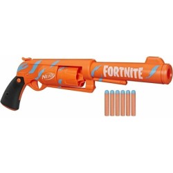 Nerf Fortnite 6-SH Dart Blaster Camo Pulse Wrap Revolver Hammer 8+ Toy Gun Fire