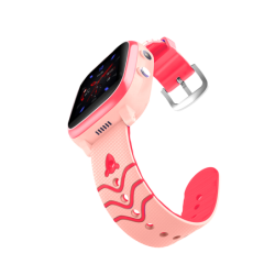 HIMATE Kids Smart Watch 4G GPS SOS Video Call Waterproof Thermometer Pink