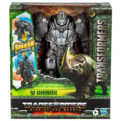 Transformers Rise of the Beasts Smash Changer Rhinox Action Figure Toys