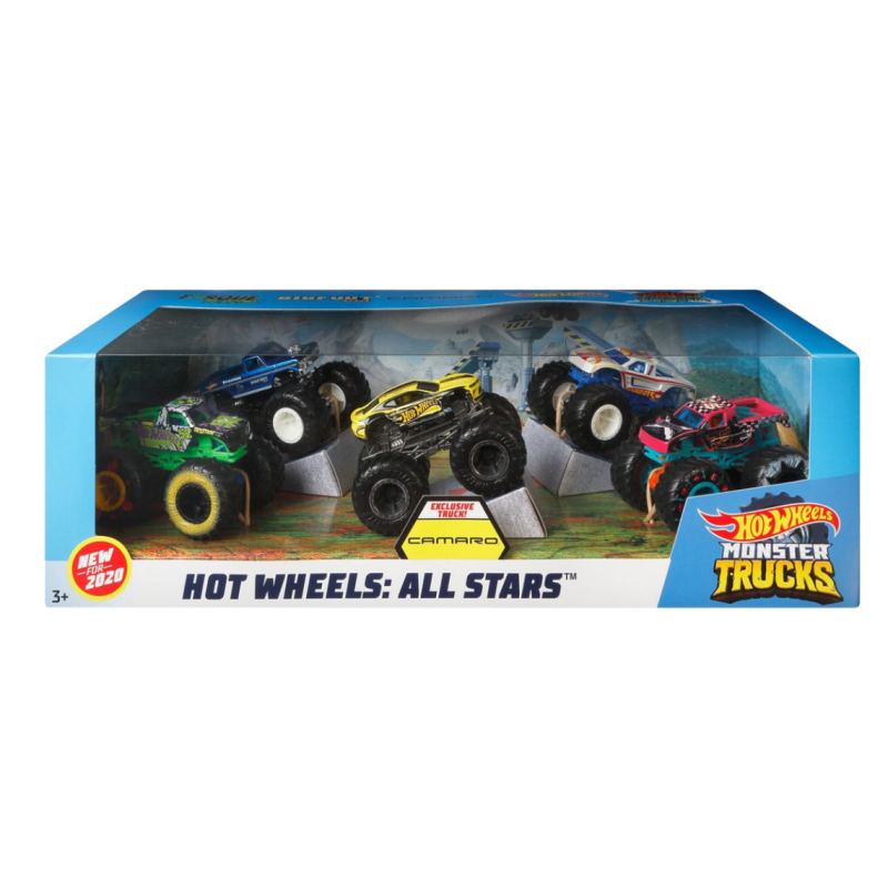 5pcs Hot Wheels Monster Trucks All Stars Die cast Kids Toy Car Vehicle Exclusive