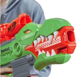 Nerf DinoSquad Rex-Rampage Motorized Blaster 20 Darts T-Rex Dinosaur Toy Gun 8+