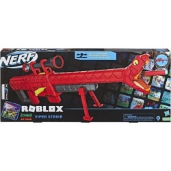 Nerf Roblox Zombie Attack Viper Strike Dart Blaster Ages 8+ New Toy Gun Fire Fun