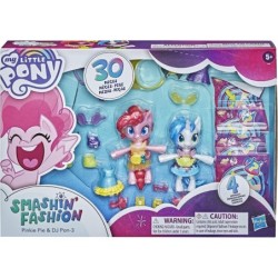 My Little Pony Smashin Fashion Party 2 Pack Pinkie Pie and DJ Pon-3 Poppin 30pcs