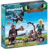 Playmobil How to Train your Dragon Hiccup, Astrid And Dragon 21pc 70040