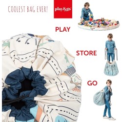 Play&Go - Toy Storage Bag - L.A. Roadmap Playmat Double Reversible 140cm Large