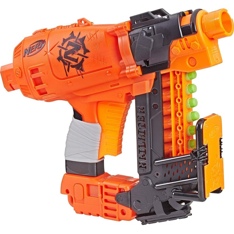 NERF ZOMBIE STRIKE SURVIVAL SYSTEM NAILBITER Blaster 8 Darts Kids Toys GIFT Boys