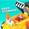 MEGA BLOKS Cat Build 'N Play Ride-On Building Set Blocks Storage Kid Toddler Toy