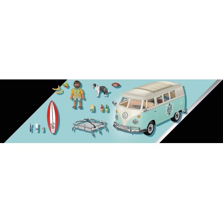 Playmobil 70826 Volkswagen T1 Combi Van – Édition Limitée, Camping Bus, Neuf Scellé