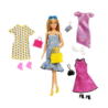 Barbie Blonde Doll & Party Fashion Accessories Outfit Dress Shoes Purse Sunglass