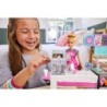 Barbie Coffee Shop Playset + Doll Cafe Barista Pretend Play Toy Gift Girl 20+pcs