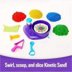 Kinetic Sand Swirl N Surprise Fun Art Sensory Creative Toys Game Playset 2lbs