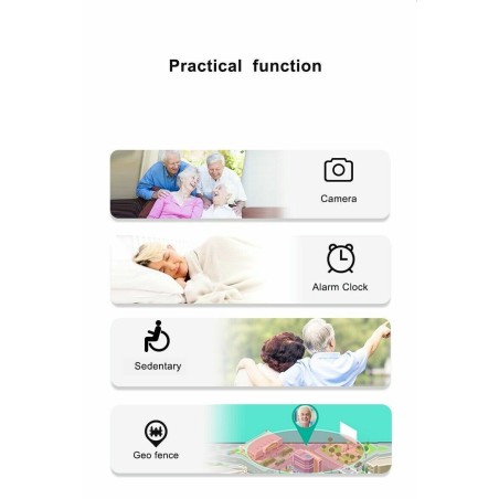 HIMATE 4G Smart Watch Elderly Kid GPS Tracker SOS Fall Down Waterproof ...
