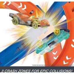 Hot Wheels Spiral Speed Crash Playset Ages 5+ New Toy Car Race Track Play Gift
