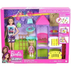 Barbie Skipper Babysitters Climb n Explore Playground Dolls Playset Toddler Park