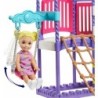 Barbie Skipper Babysitters Climb n Explore Playground Dolls Playset Toddler Park