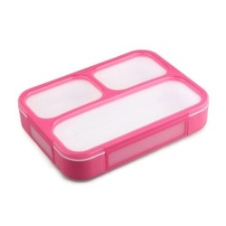 2 Bento Lunch Box Meal Storage 1000ML Pinks Leakproof BPA Free Microwavable