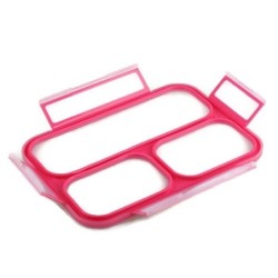 2 Bento Lunch Box Meal Storage 1000ML Pinks Leakproof BPA Free Microwavable