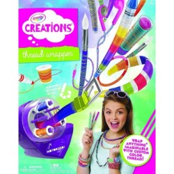 Crayola Creations Thread Wrapper kit Indoor Activity Creative Kit Girl Gift