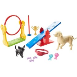 Barbie KEN Doll CAREERS Dog Trainer Playset Puppy Pet Trophy Gift Play Toys Girl