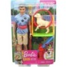 Barbie KEN Doll CAREERS Dog Trainer Playset Puppy Pet Trophy Gift Play Toys Girl