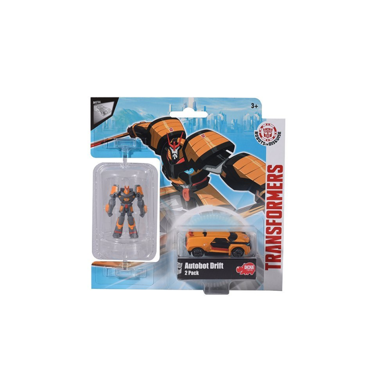 Transformers Metal Minis Vehicle & Figure Pack (Autobot Drift) Car