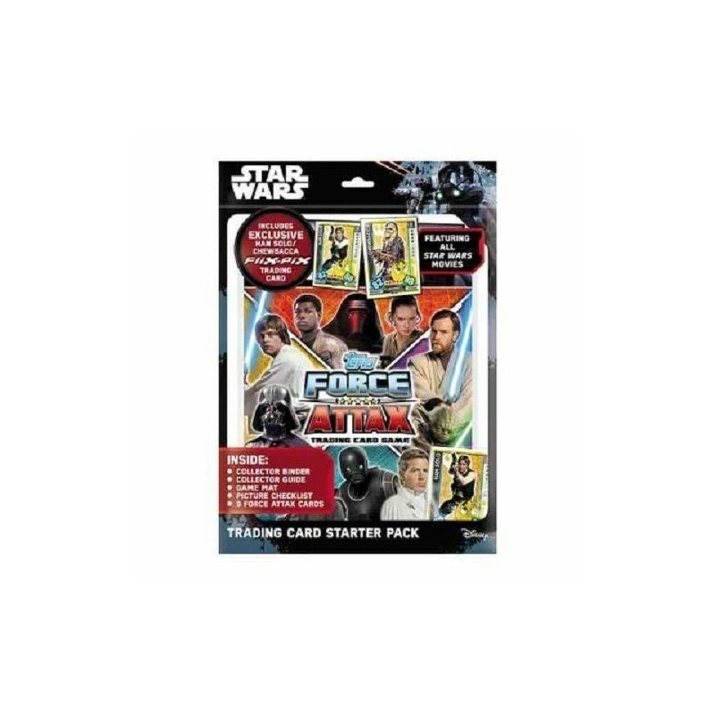 Star Wars Topps Force Attax Trading Card Game Serie 1 Topps STAR WARS Force Attax Trading Card Starter Pack *Han Solo