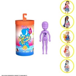 Barbie Color Reveal 6 Surprises Chelsea Sunny N Cool Beach Series 3 Doll Gift