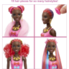 Barbie Color Reveal Glitter! Hair Swaps Doll with Pet Friend for Kids Purple