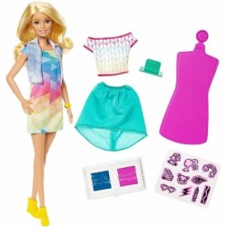 Barbie Crayola Colour Stamp Fashions Set, Blonde Washable Inks Extra Outfit