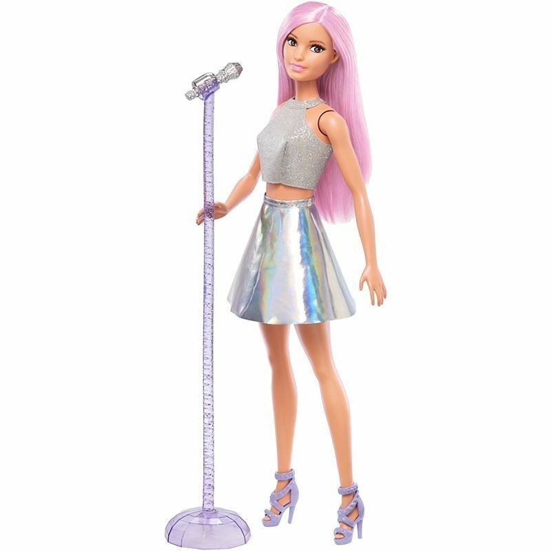 Barbie Careers Pop Star Doll - You Can Be Anything Mic Gift Girl Toys Play Fun