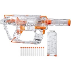 NERF N-STRIKE Modulus Ghost Ops EVADER Motorised Blaster 12 Darts Light Toy Gun