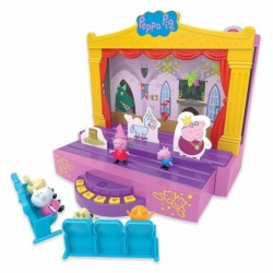 Peppa Pig Peppa's Stage Playset + Sound 25+ Accessories Christmas Birthday Gift