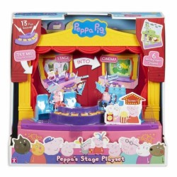 Peppa Pig Peppa's Stage Playset + Sound 25+ Accessories Christmas Birthday Gift