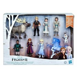 Disney Ultimate Frozen Collection 9 Piece Figure Set Hasbro Toy Elsa Anna Olaf